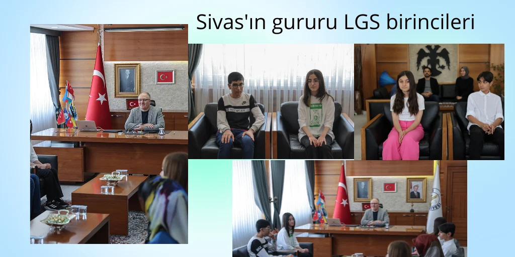 Başkan Bilgin, LGS birincilerini misafir etti