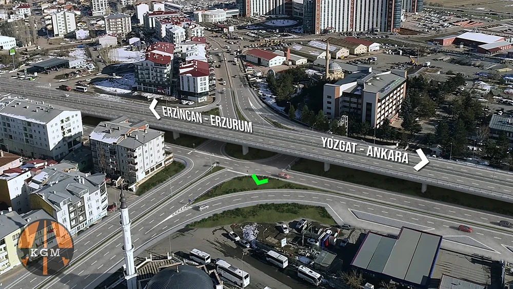 Köprülü Kavşakta çalışmalar aralıksız sürüyor