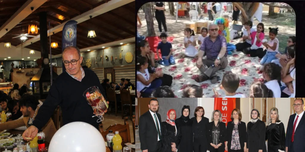 Yetimlerin yüzü Bir Elde Sen Uzat gönüllü yardım ekibiyle gülüyor