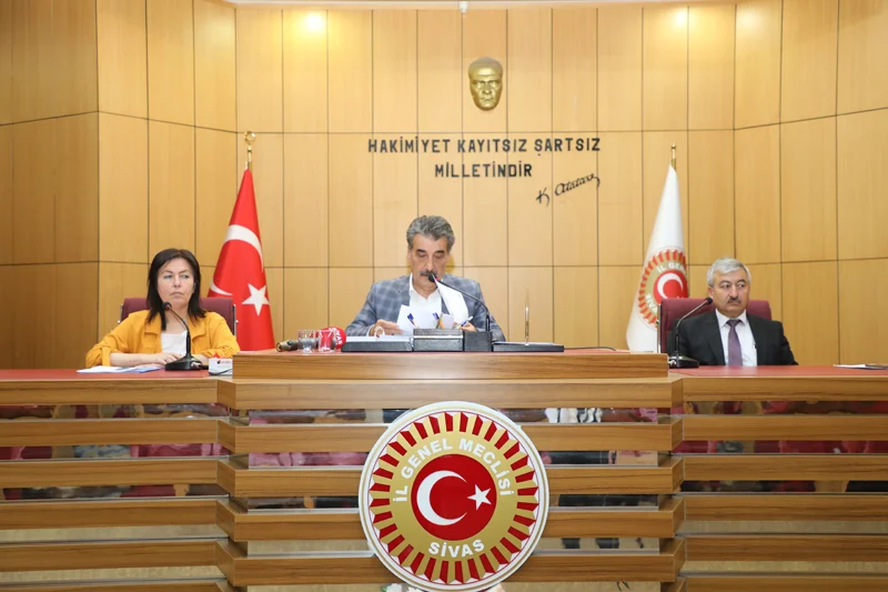 Sivas İl Genel Meclisi Temmuz Ayı Toplantıları Sona Erdi