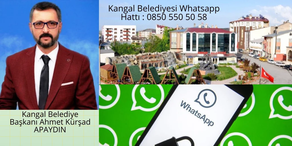 Kangal belediyesi Whatsap hattını devreye soktu