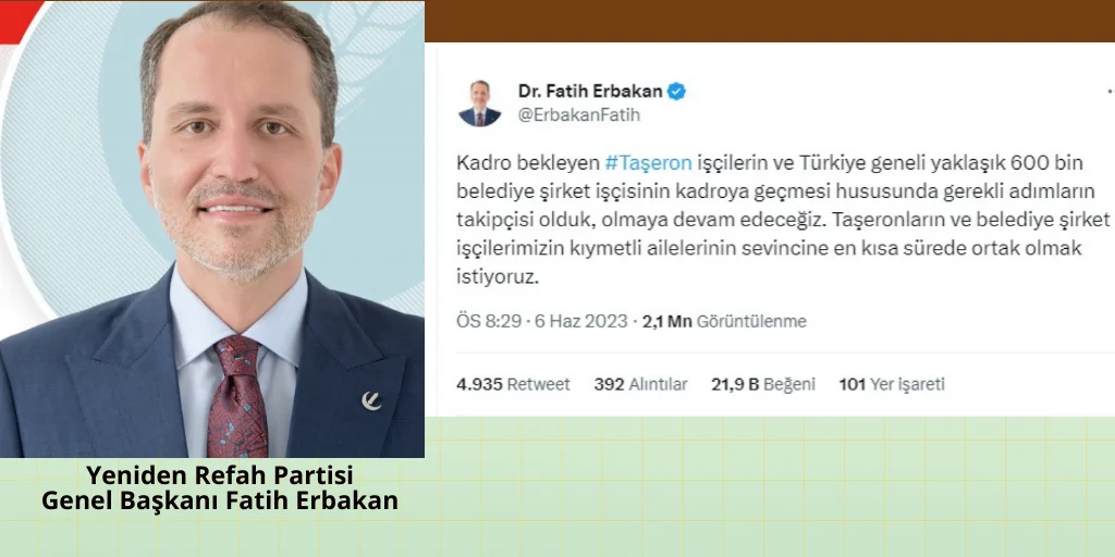 Taşeron işçilerin gözü Ankara’da…