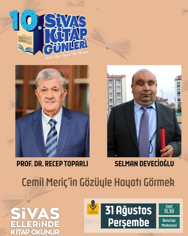 Kitap söyleşisinde Cemil Meriç anlatılacak