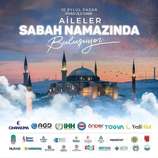 Aileler sabah namazında buluşuyor