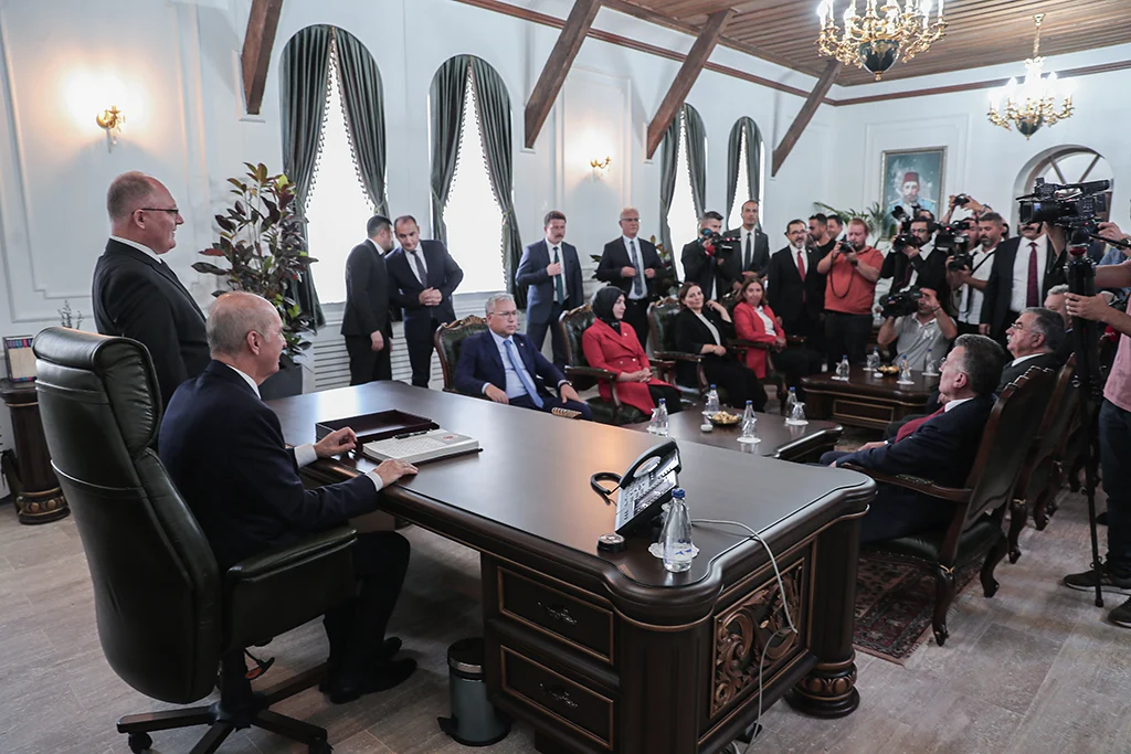 TBMM Başkanı Numan Kurtulmuş’tan Başkan Bilgine ziyaret