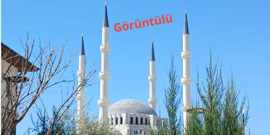 Muhteşem görüntü… Muhteşem manzara Sivas merkez cami