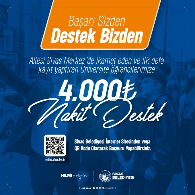 Üniversiteye başlayan öğrencilere belediyeden 4000 TL destek