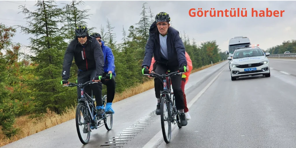 Görme engelliler Cumhuriyetin yüzüncü yılında pedal çevirdiler