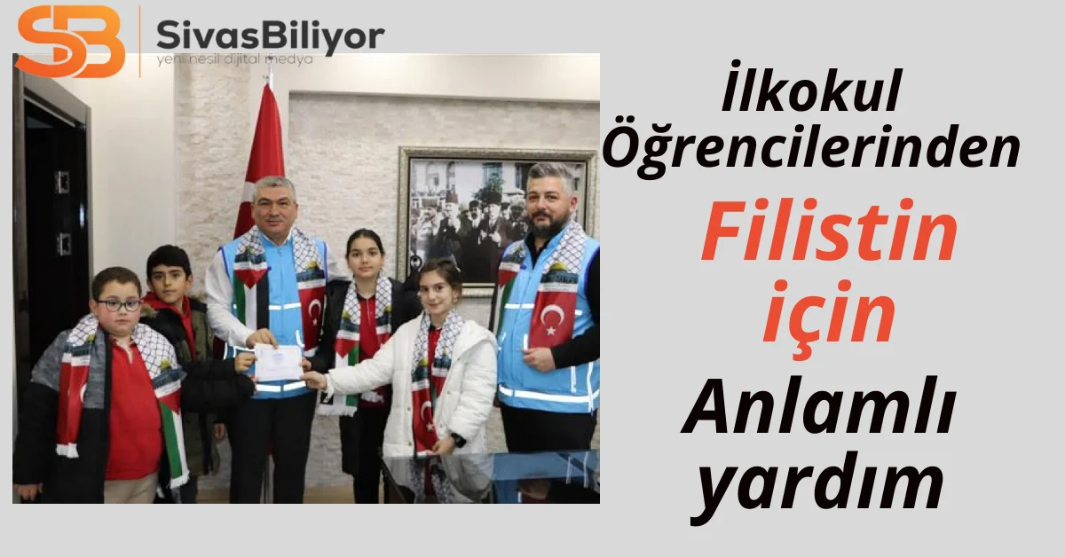 Minik yürekler Filistin için birleşti