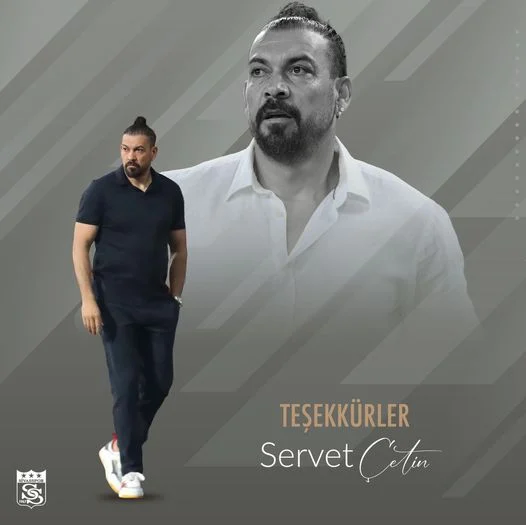 Servet Çetin EMS Yapı Sivasspor’a veda etti