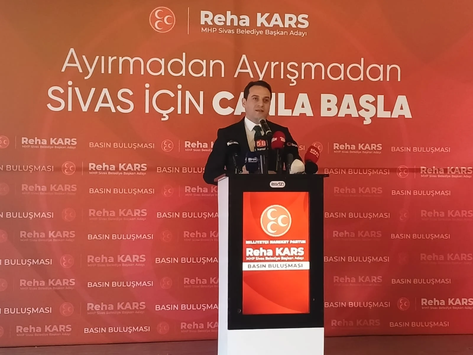 Reha Kars, Sivas’a dair projelerini basın ile paylaştı
