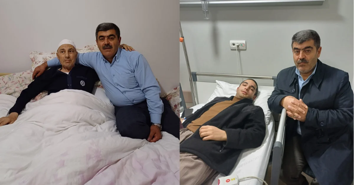 Muhtar Adayı Ertörer, Hasta Ziyaretleriyle Seçmenlerinden Güç Topluyor
