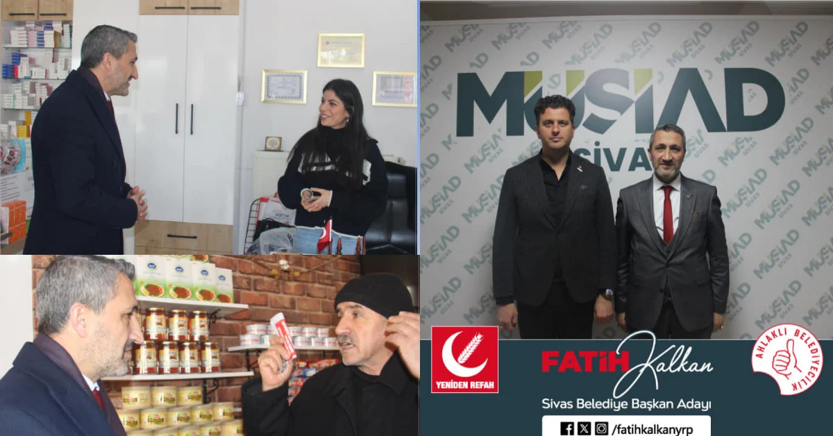 Kalkan, hem esnafları hemde STK’ları ziyaret ediyor