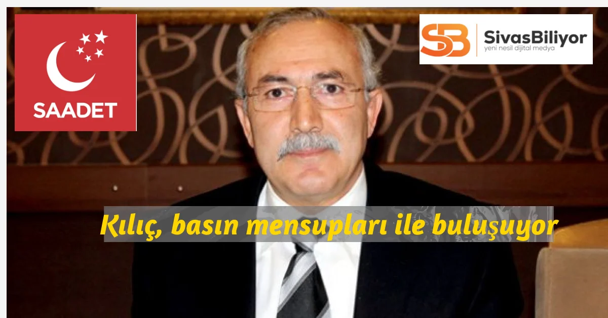 SP Sivas Belediye Başkan Adayı Zeki Kılıç, basın ile bir araya geliyor