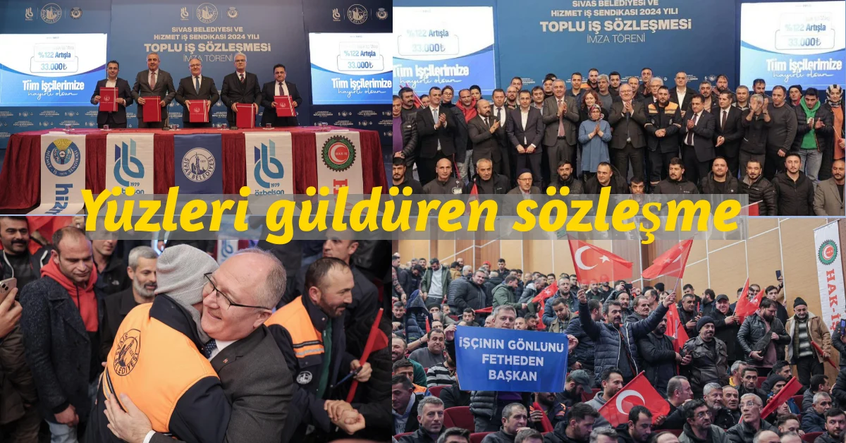 Başkan Bilgin, işçilerin yüzünü güldürdü