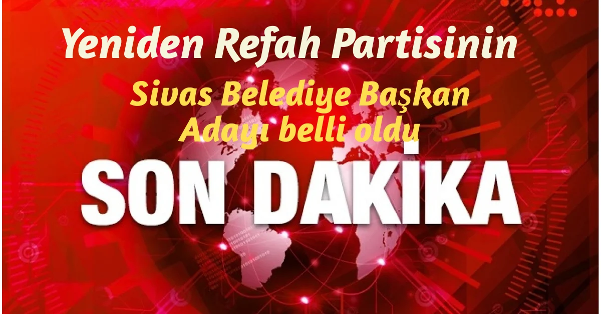 Yeniden Refah Partisi’nin adayı Fatih Kalkan oldu