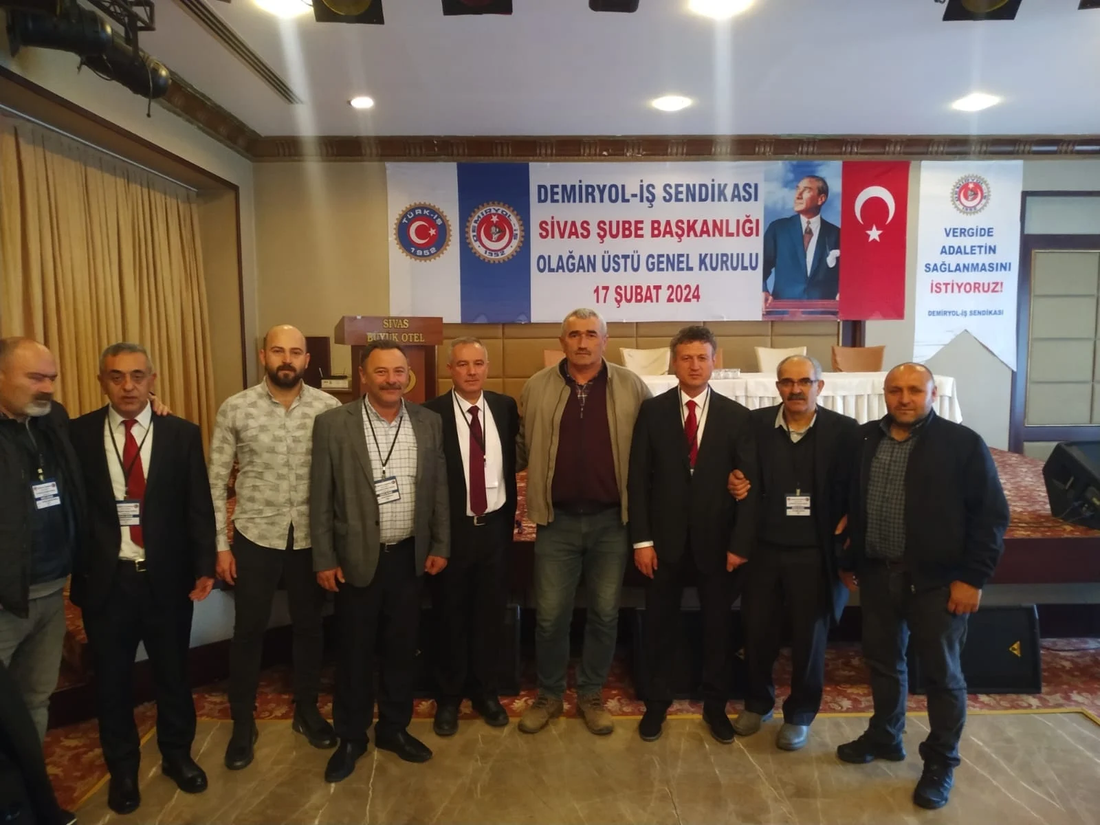 Demiryol-İş Sendikası Sivas Şubesi’nde Yeni Başkan Seçildi