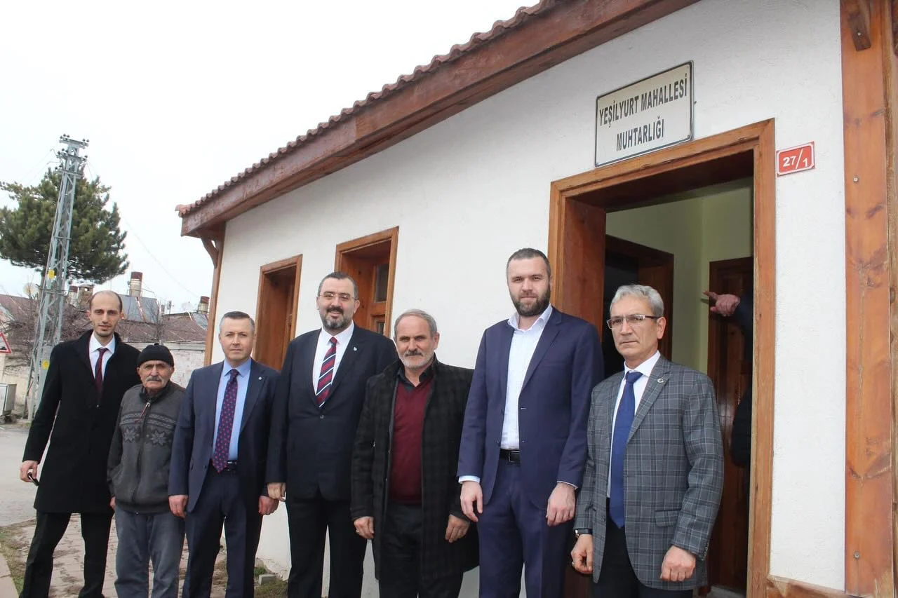 İnce, Yeşilyurt Mahallesi Muhtarı Hüseyin Polat ile Bir Araya Geldi