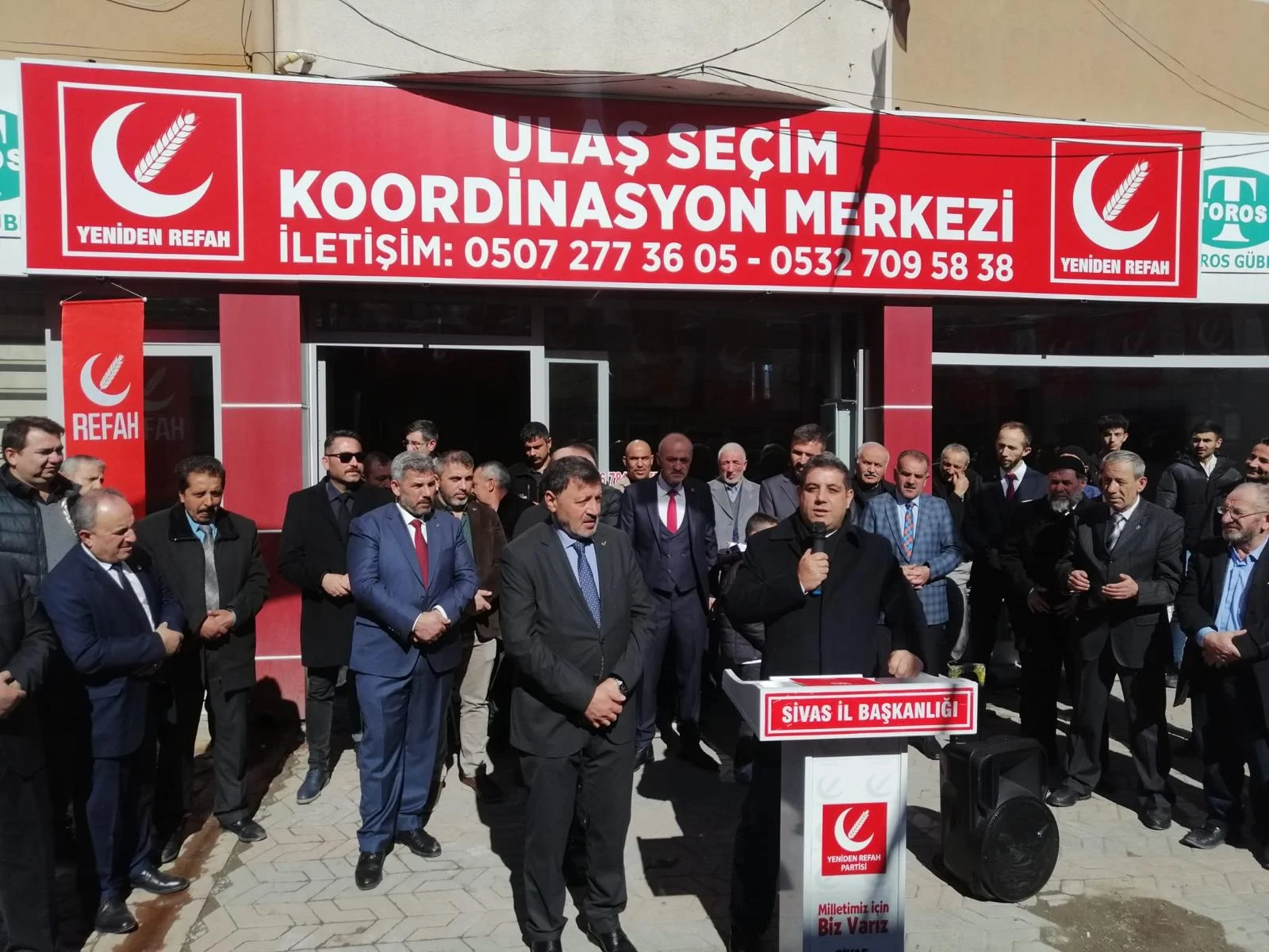 Yeniden Refah Partisi Ulaş Seçim Koordinasyon Merkezini açtı