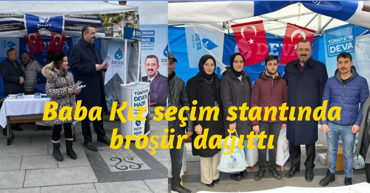 Serdar İnce, Kızıyla Birlikte Sivaslılarla Buluştu ve Seçim Broşürü Dağıttı