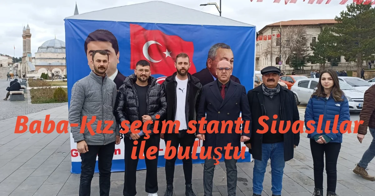 Bahadır Başer, Kızıyla Birlikte Sivaslılarla Buluştu ve Seçim Broşürü Dağıttı