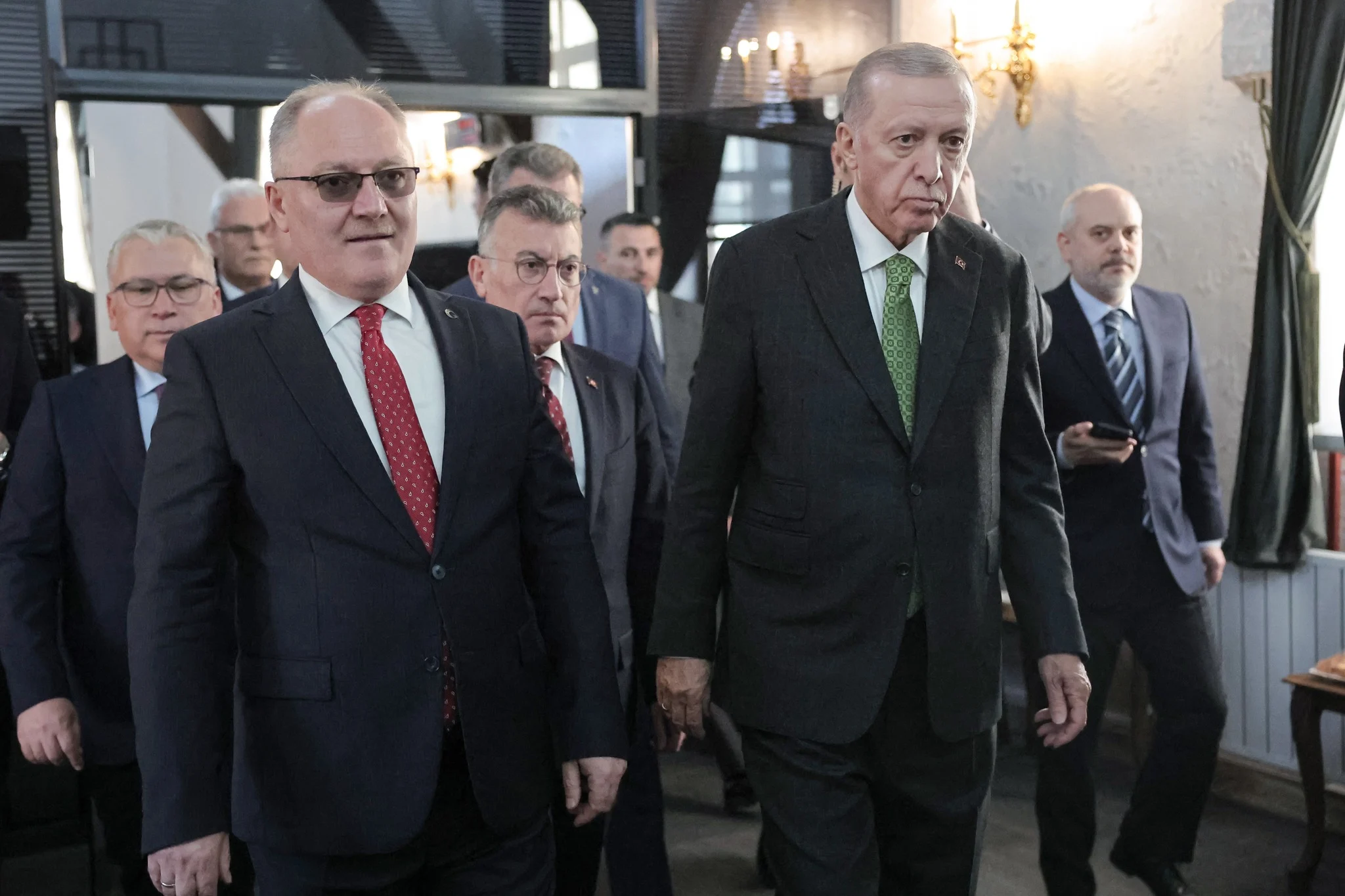 Cumhurbaşkanı Erdoğan, Başkan Bilgin’i ziyaret etti