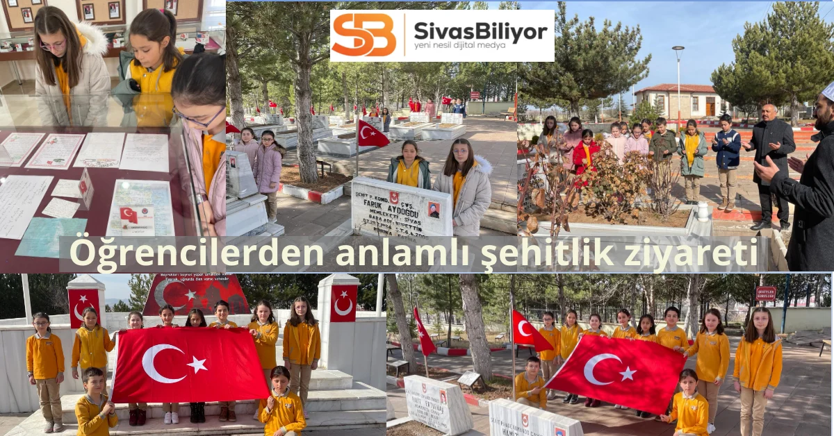 Mehmetçik İlkokulu öğrencileri şehitler müzesini ziyaret etti