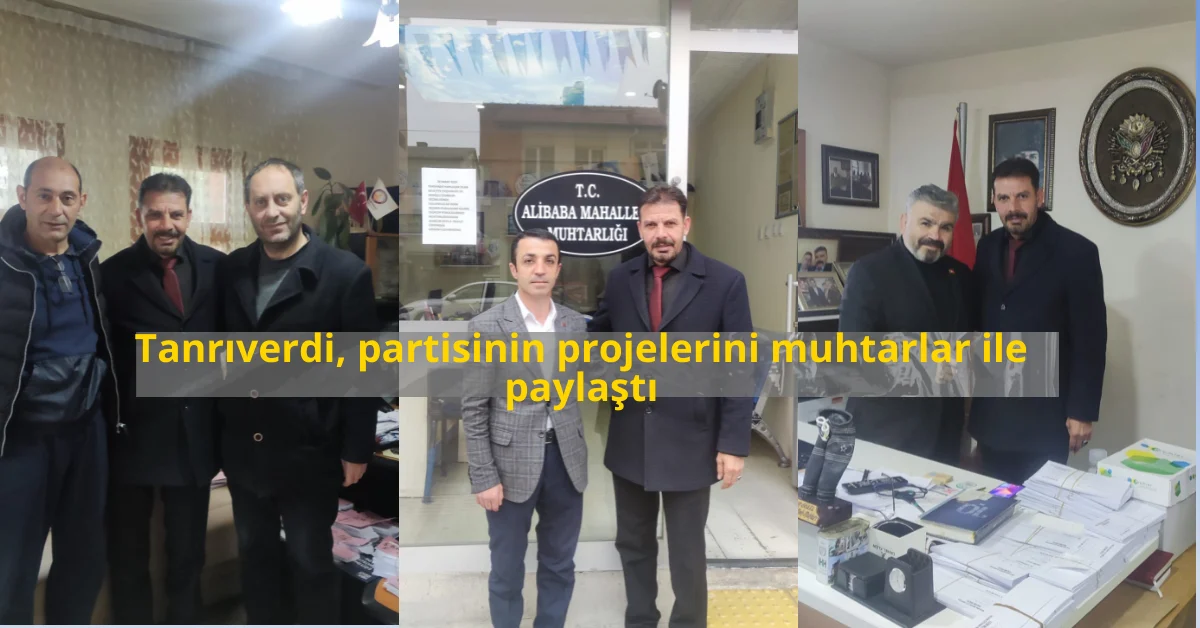 Tanrıverdi, Mahalle Muhtarları İle Bir Araya Geldi