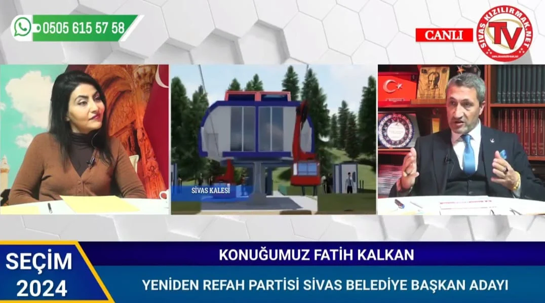 Fatih Kalkan, Sivas Belediye Başkanlığı İçin Vizyon Projelerini Anlattı