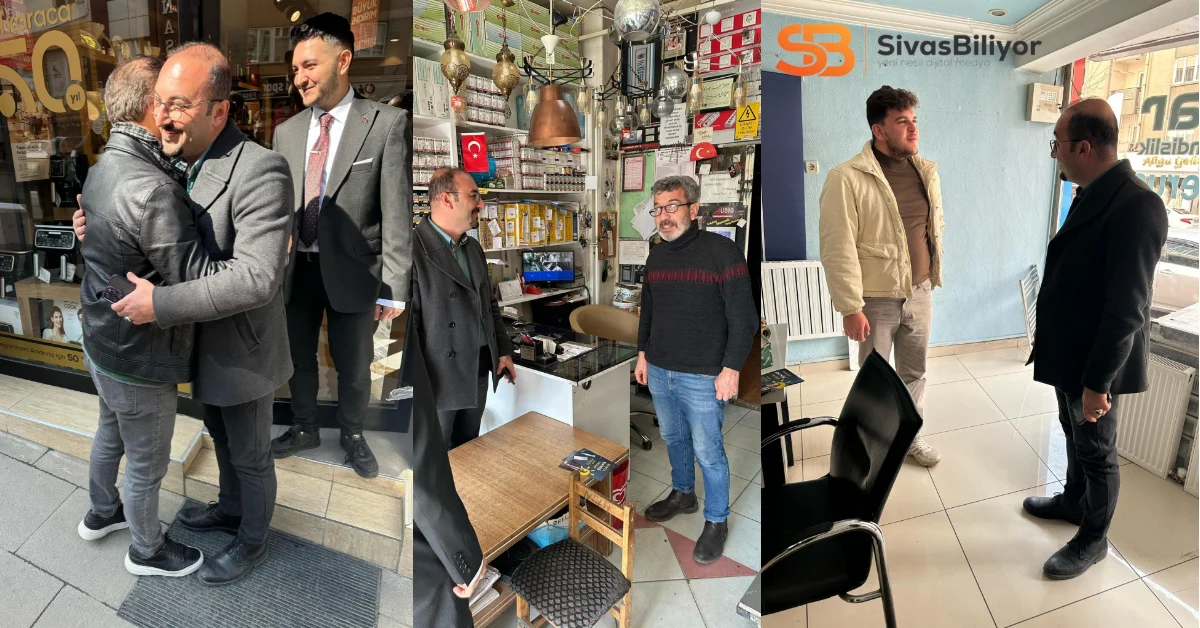 İyi Parti Sivas Belediye Meclis Üyesi Adayı Semih Oğuzhan, Esnaf Ziyaretlerini Hızlandırdı