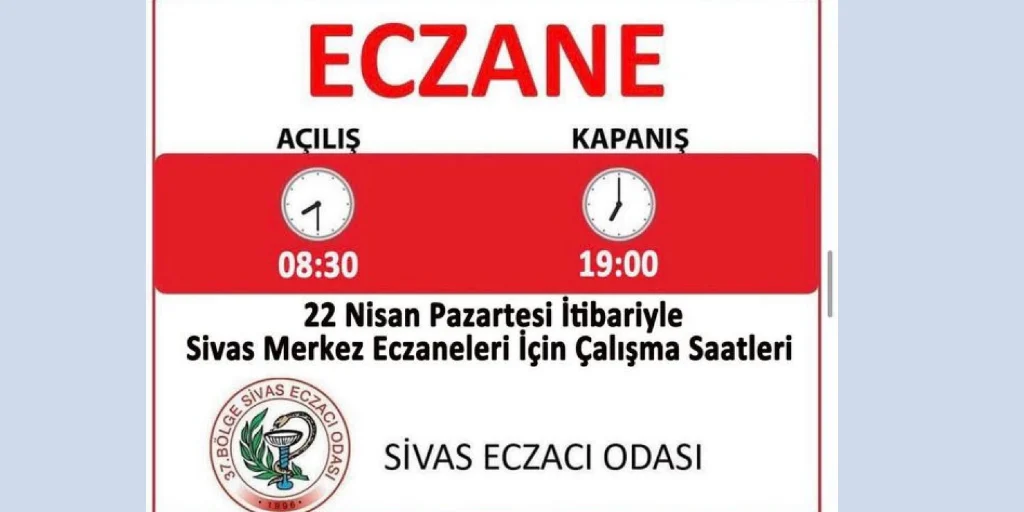 Eczanelerin çalışma saatleri yeniden belirlendi