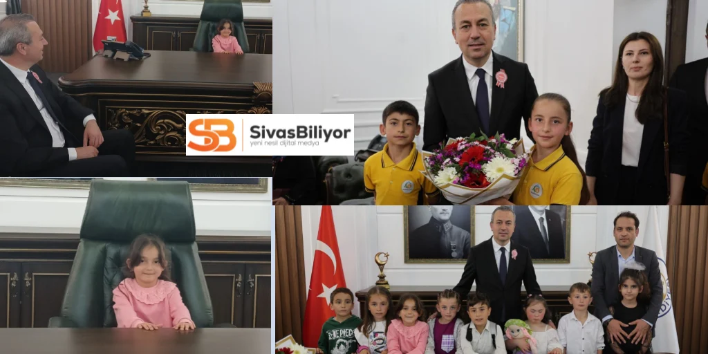 Sivas Belediye Başkanı Adem Uzun, Koltuğunu Çocuklara Bıraktı: “Bugün Onların Bayramı”