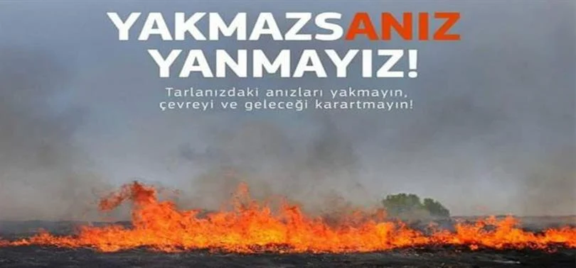 İl Müdürü Yıldız: “Anız Yangınlarıyla Mücadelede Kararlıyız”