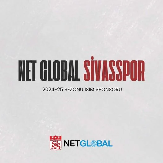 Net Global, Sivasspor’un yeni isim sponsoru oldu.