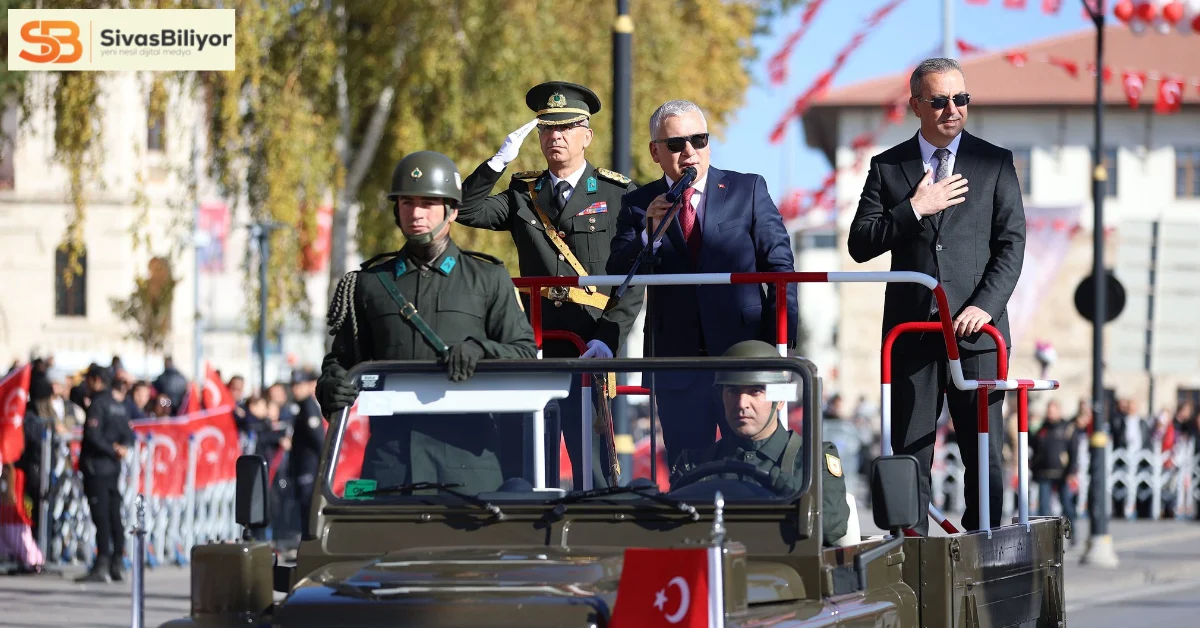 Cumhuriyetin 101. Yılı Sivas’ta Coşkuyla Kutlandı