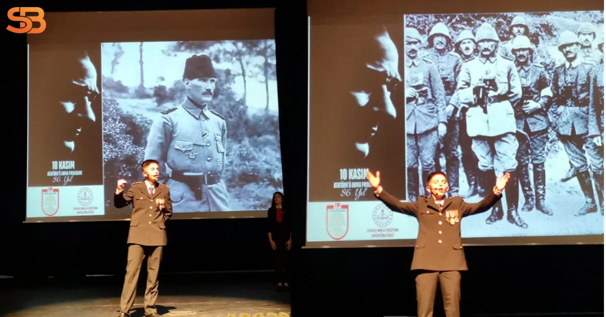 Ömer Musab Akkuş’un Şiiri 10 Kasım’da Duygu Dolu Anlar Yaşattı