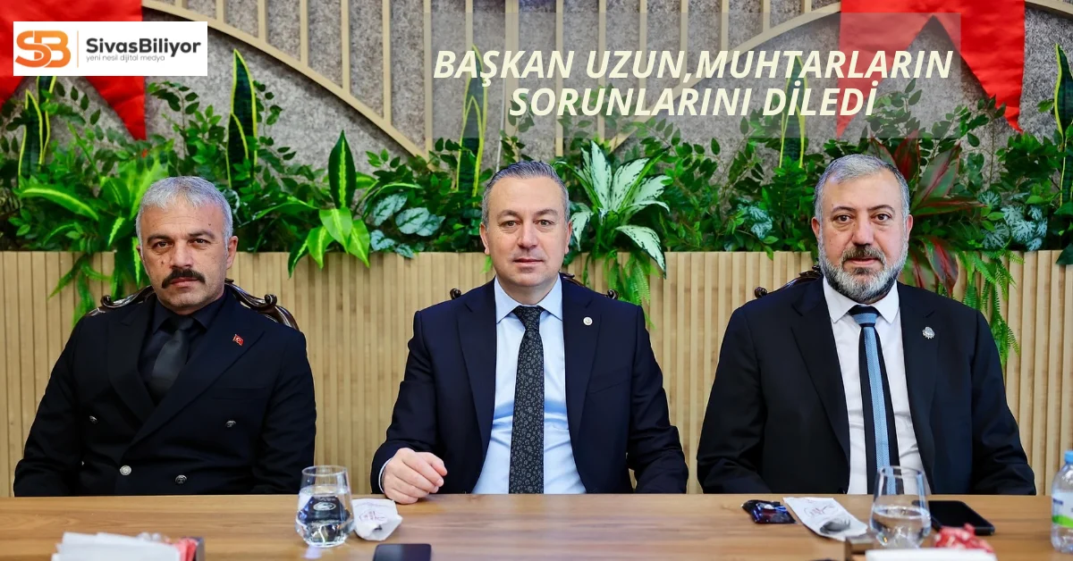 Başkan Adem Uzun, Merkez Mahalle Muhtarları ile Bir Araya Geldi