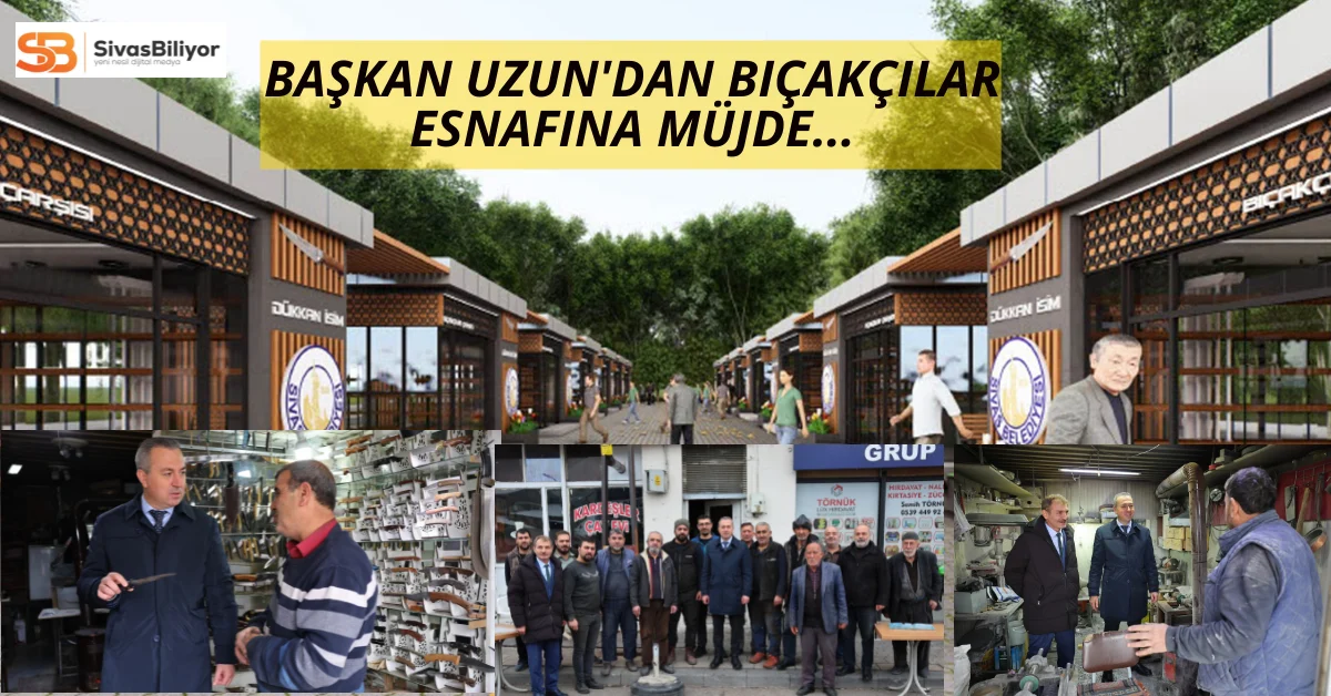 Başkan Dr. Adem Uzun, Bıçakçılar Çarşısı Esnafıyla Bir Araya Geldi