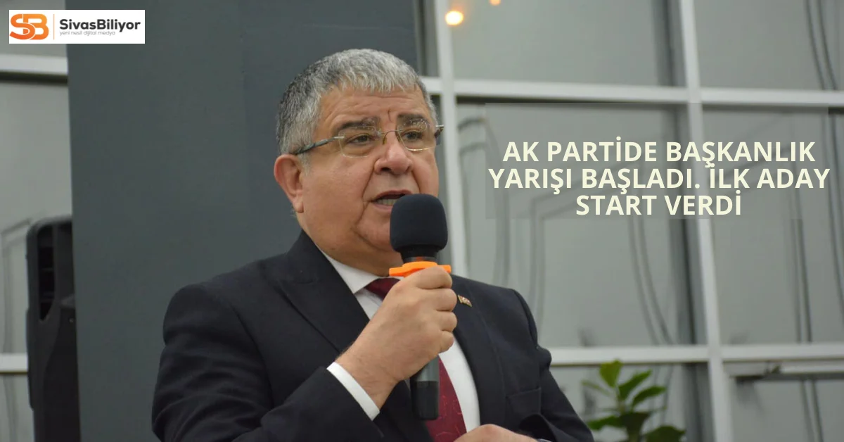 Sedat Darıcı, AK Parti Sivas İl Başkanlığı İçin Adaylığını Açıklıyor