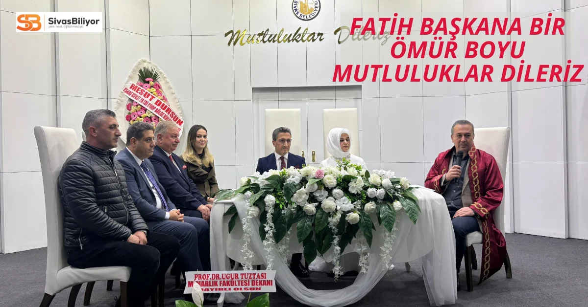 Fatih Kalkan ve Sibel Kalkan’ın Mutluluğuna Şahitlik Edildi
