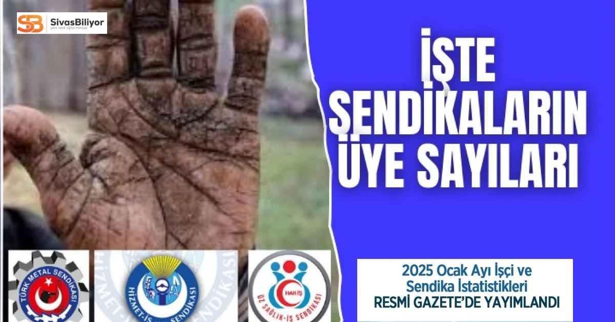 Sendikaların Üye Sayıları Açıklandı. Hizmet-İş Sendikası Zirvedeki Yerini Korudu