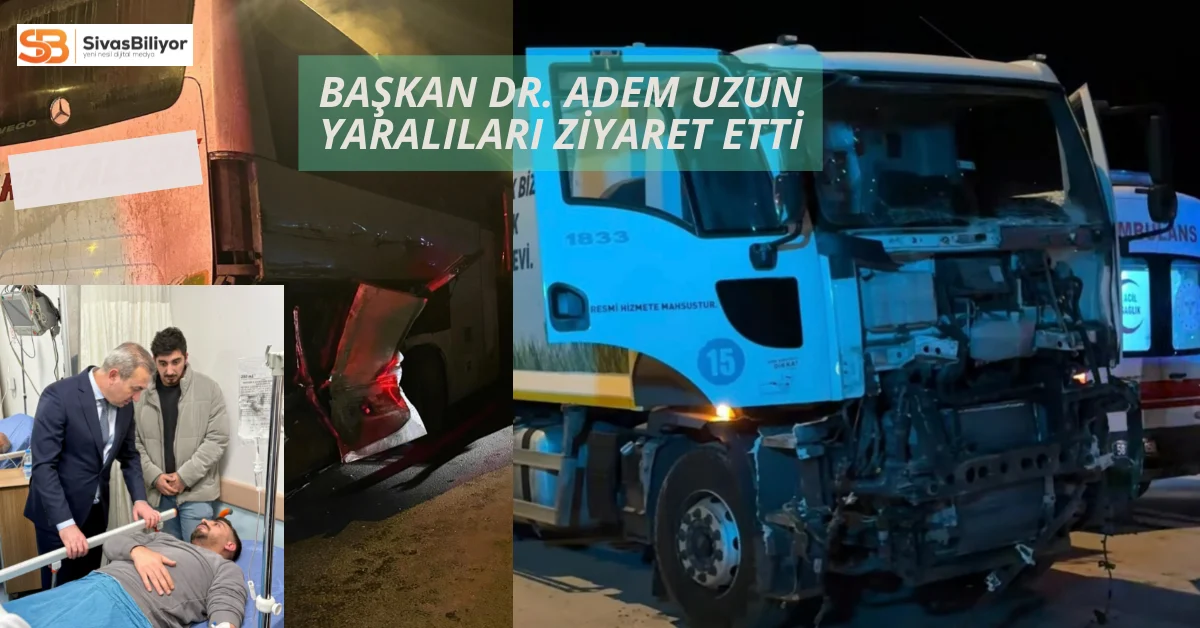 Başkan Dr. Adem Uzun’dan Yaralılara Geçmiş Olsun Ziyareti