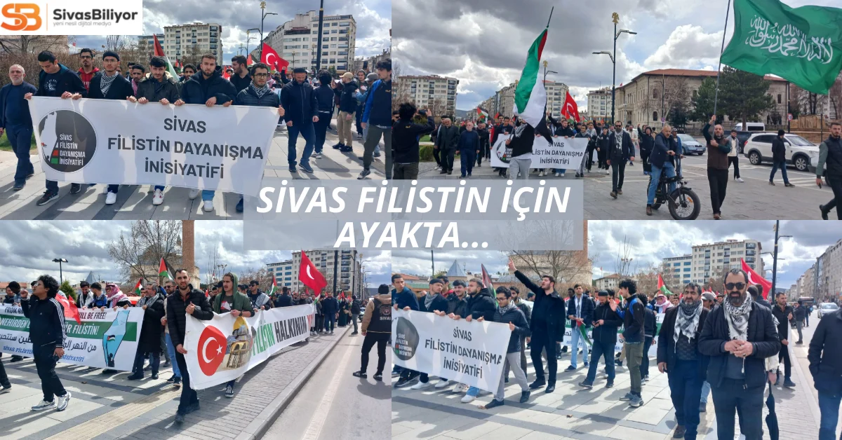 Sivas Filistin için yine nöbette… Avrupa Filistin için sınıfta kaldı