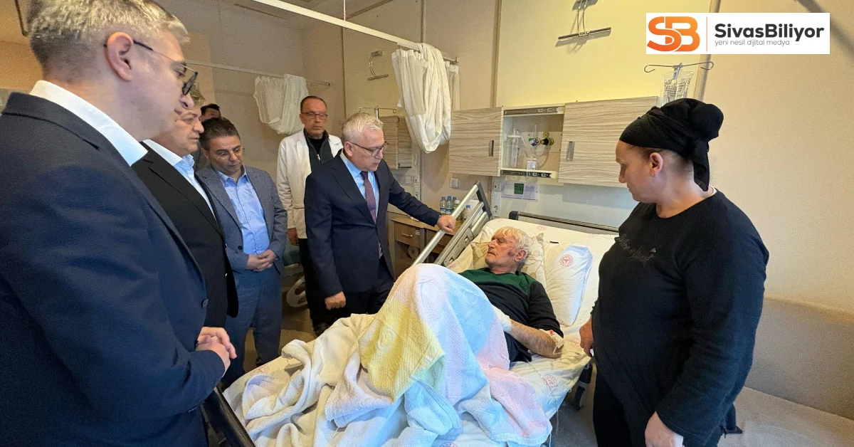 Vali Yılmaz Şimşek’ten Kazada Yaralanan Vatandaşlara Ziyaret
