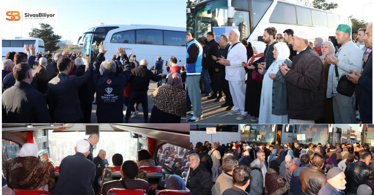 314 Kişilik Hac Kafilesi Dualarla Kutsal Topraklara Uğurlandı