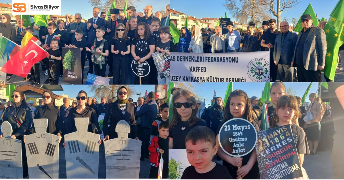 Sivas’ta Çerkes Soykırımı ve Sürgünü’nün 161. Yılı Anıldı: “Acımız İlk Günkü Gibi Taze”