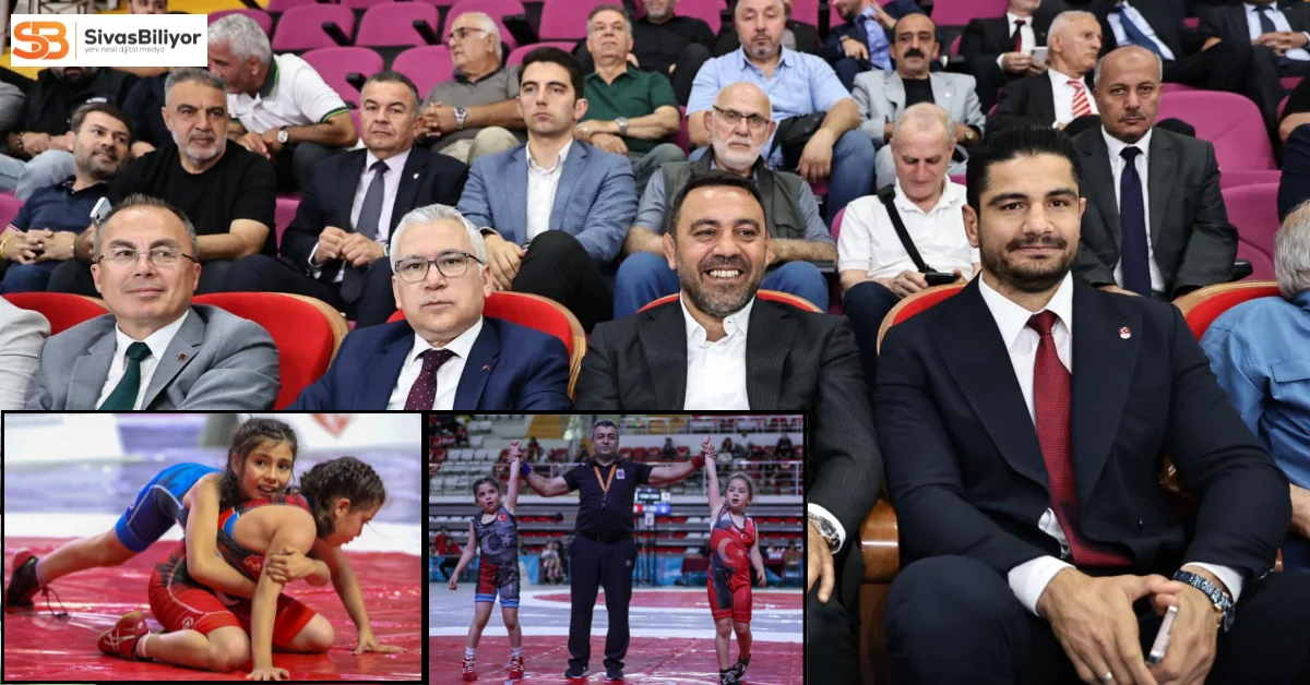 MİNİKLER TÜRKİYE GÜREŞ ŞAMPİYONASI SİVAS’TA TÜM COŞKUSUYLA DEVAM EDİYOR .