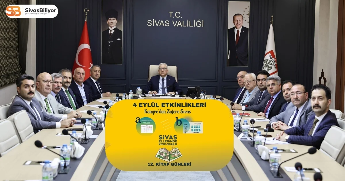 SİVAS KİTAP GÜNLERİ İÇİN HAZIRLIKLAR BAŞLADI