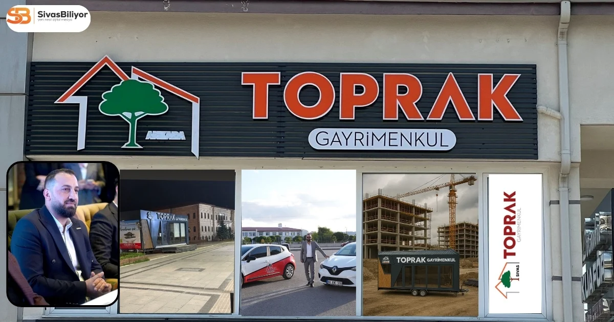TOPRAK GAYRİMENKUL’DEN SİVAS’A YENİ BİR YATIRIM: 3. ŞUBE AÇILIYOR!