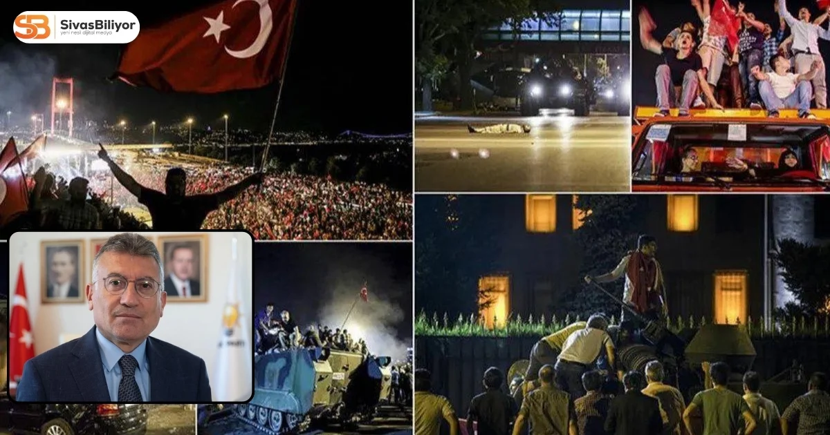 MİLLETVEKİLİ ABDULLAH GÜLER: “15 TEMMUZ’U UNUTMADIK, ASLA UNUTMAYACAĞIZ!”